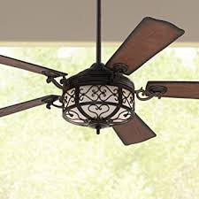 This 52 inch ceiling fan with light kit has a galvanized finish and is part of the pioneer collection. 54 Hermitage Rustic Vintage Indoor Outdoor Ceiling Fan With Light Led Remote Control Dimmable Golden Forged Distressed Walnut Blades Damp Rated For Patio Exterior House Porch Gazebo Casa Vieja Amazon Com