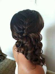 Side French Braid With Curls Hair Styles Braids With Curls Braided Hairstyles Updo