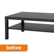 Maybe you would like to learn more about one of these? Before After Ikea Lack Coffee Table To Upholstered Ottoman Apartment Therapy