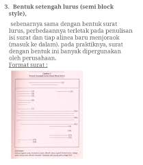 Full block style atau bentuk lurus penuh. Sebutkan Dua Jenis Format Surat Dengan Bentuk Setengah Lurus Brainly Co Id