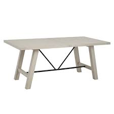 Aspect jakob 4 seater round dining wooden top and metal base . Reclaimed Wood Top Dining Table With Metal Legs Kirklands