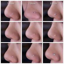 Magnetic Fake Nose Ring Fake Nose Stud 1 5mm 2mm 3mm In 2021 Fake Nose Stud Nose Stud Fake Nose