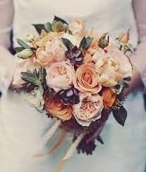 May 24, 2021 · opting for color options, such as orange, yellow, pink, and purple can add a bold pop of color to floral decor, while white lilies will add a touch of elegance to an outdoor summer wedding. Fall Wedding Burnt Orange Bridesmaid Dresses With Burnt Orange And Green Bouquets Colorsbridesmaid