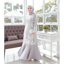 Mau tahu seperti apa sih modelnya? Nissa Sabyan Terbaru Mita Dress Baju Kondangan Terbaru Gamis Brukat Muslim Termurah Shopee Indonesia