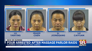 Four Arrested After Massage Parlor Raids