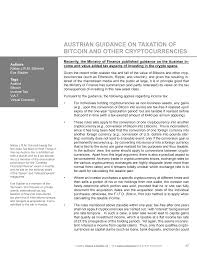 So i think after the original capital gains tax, there should be no taxation, otherwise, it will be like so if you are in singapore, you can bypass capital gains of bitcoin/cryptos by bypassing these i think it a very smart move and opens the floodgates for the legalization of cryptocurrencies on an. Http Publications Ruchelaw Com News 2017 12 Guidance Taxation Bitcoin Cryptocurrency Pdf
