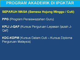 A kursus perguruan lepasan ijazah can be abbreviated as kpli. Jk Pengakreditasian Institut Pendidikan Guru Kampus Tun Abdul