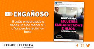 Ecuador Aun Tramita Un Bono Para Mujeres Embarazadas Y Para Sus Hijos