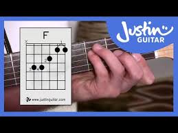 3 Ways Of Playing F Chord Guitar Lesson Guitar For