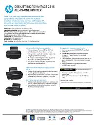 Enable the scan to computer setting, press the power button to turn on the printer. Deskjet Ink Advantage 2515 All In One Printer Manualzz