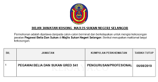 Specialize in rakyat, dasar polisi kerajaan and development. Jawatan Kosong Terkini Majlis Sukan Negeri Selangor Pegawai Belia Sukan Kerja Kosong Kerajaan Swasta
