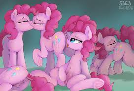 2838842 - explicit, artist:dosh, pinkie pie, earth pony, pony,  series:doshs mare-a-thon, g4, my little pony: friendship is magic, season  3, too many pinkie pies, anatomically correct, anus, balloonbutt, belly  button, butt, clone,