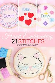 See 32 stitches instructions from basic through advanced. Hand Embroidery Stitches Most Important Stitches Treasurie