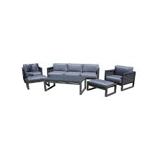 Sofas mit fußstütze beste preisvergleichsseite. 3 Sitzer Sitzgruppe 2 Sessel 2 Fussstutzen Und Augusta 10 Tisch Qechic