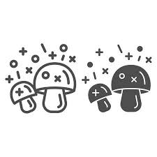 Fifty mushrooms were photographed and edited in photoshop to create the parallax effect in after effects. Hallucinogenic Mushroom Line And Solid Icon Narcotic Substances Concept Psychedelic Shrooms Sign On White Background Magic Fungus Icon In Outline Style For Web Design Vector Graphics Ù…ÙˆÙ‚Ø¹ ØªØµÙ…ÙŠÙ…ÙŠ