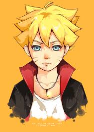 Uzumaki Bolt By Mai Kuu Gambar Karakter Ilustrasi Karakter Animasi