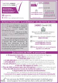 Pcr dans les sept jours suivant son retour en corse. Covid 19 Retour Progressif A La Normale De L Activite De L Adec