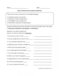 17 Worksheets On Types Of Sentences For 5th Grade Complex Sentences Worksheets Types Of Sentences Types Of Sentences Worksheet