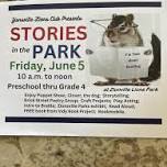 Stories in the Park at Zionsville Lions Park