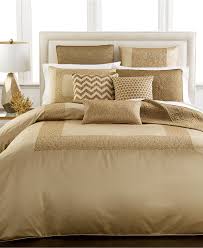 King/cal king duvet set includes: Hotel Collection Mosaic Bedding Collection Bedding Collections Bed Bath Macy S Bed Linens Luxury Bed Linen Sets Gold Bedding Sets