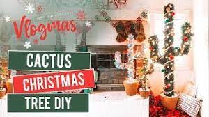 Materials needed for diy wooden christmas tree. Cactus Christmas Tree Diy Youtube