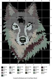330 Best Images About Wolf Cross Stitch On Pinterest