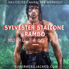 sylvester stallone workout routine and diet train like