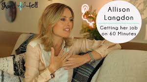 She bounced back into her busy work. Allison Langdon On Landing Her Dream Job On 60 Minutes Youtube