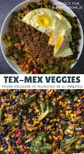 Turn Frozen And Canned Veggies Into A Delicious Combo With This Easy Roasted Vegeta Frozen Vegetable Recipes Easy Roasted Vegetables Roasting Frozen Vegetables