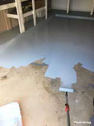 How To Paint Garage Floors With 1 Part Epoxy Paint Garage Floor Paint Painted Garage Walls Garage Decor