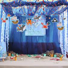 Browse our products by theme, category or featured selections. Ocean Theme Party Decorations Hanging Shark Marine Animal Swirls Photo Props Sea Pirate Anniversary Kids Birthday Party Supplies Party Diy Decorations Aliexpress