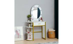 Vanity mirror lights kit,led lights for mirror with dimmer and usb phone charger,led makeup mirror lights kit hollywood style lighting fixture strip 6500k for bathroom dressing room vanity table. Up To 26 Off On Vanity Table With Lighted Mir Groupon Goods