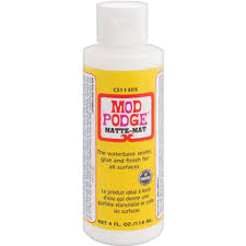 Mod podge® clear acrylic sealer, matte is rated 4.5 out of 5 by 74. Mod Podge Matte Finish 4oz Cs11305 Plaid Craft
