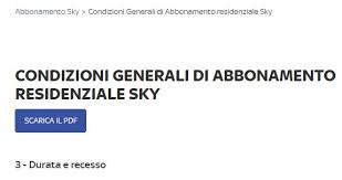 Disdetta Contratto Conta La Data Di Ricezione Di Sky Non La Data Di Invio Meglio Sky