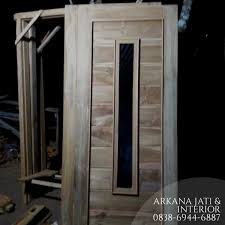 Pintu minimalias kayu jati murah pintu tarung rumah minimalis modern. Info Top 30 Pintu Kayu Jati Di Jogja