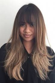 The Best Hairstyles To Pair With Bangs Layered Haircuts With Bangs Long Layered Haircuts Haircuts For Long Hair