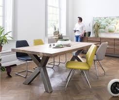 xooon wohnzimmerserie garda aus massiv kikar holz xooon eetkamertafel thuisdecoratie interieur woonkamer