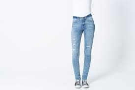 Tight Recycled Renew Blue Jeans