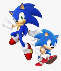 Classic sonic is a classic / alternate universe version of sonic the hedgehog. Modern And Classic Sonic Hd Png Download Transparent Png Image Pngitem