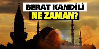 Müslümanların dini ibadetlerini gerçekleştirirken hicri takvim'i baz alırlar. Berat Kandili Ne Zaman