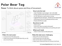 Polar Bear Tag Pe Game Physical Education Games Elementary Pe Pe Games