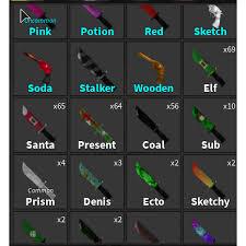 Currently, murder mystery 2 has some specific values. Other Murder Mystery 2 Weapon In Game Items Gameflip