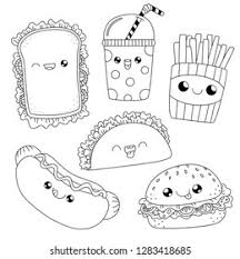 Check spelling or type a new query. Cute Cartoons Kawaii Style Coloring Book Stock Vector Royalty Free 1283418685
