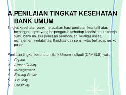 6/10/pbi/2004 tentang sistem penilaian tingkat kesehatan bank umum, adalah hasil penilaian kualitatif atas berbagai. Penilaian Kesehatan Bank Ppt Download