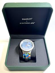 Swatch Bathing Ape Watch Summer 2021 Swatch Bathing Ape Watch 2021 Swatch  Watches Swatch Bathing Ape