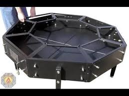 Octagonal Jag Grill Bbq Table Youtube Mesa Parrilla Mesa De Barbacoa Asadores De Patio