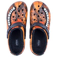 Pleasures salutes the great outdoors with its latest crocs collab with mossy oak: Crocs Pleasures Release New Halloween Themed Clogs Footwear News