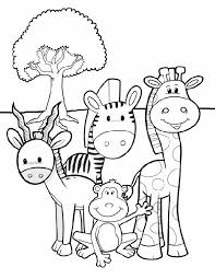 We've got all the popular animals to color including cats, dogs, farm animals, lions, birds all kids network is dedicated to providing fun and educational activities for parents and teachers to do with their kids. Animal Coloring Pages For Kids Safari Friends Zoo Animal Coloring Pages Jungle Coloring Pages Animal Coloring Pages