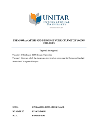 See full list on myedu2u.com Assignment Pendidikan Awal Kanak Kanak