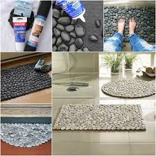 How To Diy Stone Floor Mat Icreativeideas Com Diy Stone Floor Stone Flooring Home Crafts